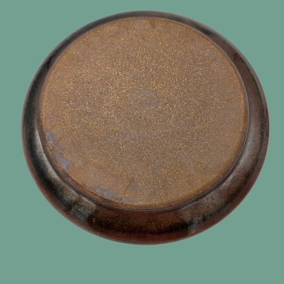 Vintage MCM Studio Art Pottery Signed Rustic Earth Tones Handcrafted - Picture 7 of 10